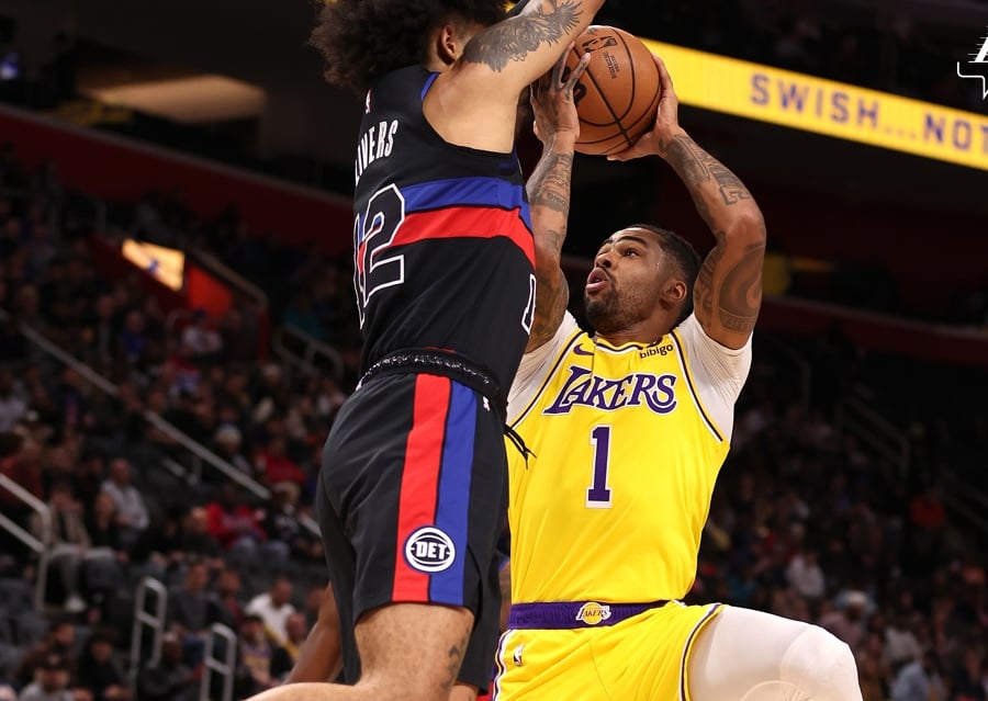 Lakers rout Pistons 133-107 to hand them 15th straight loss
