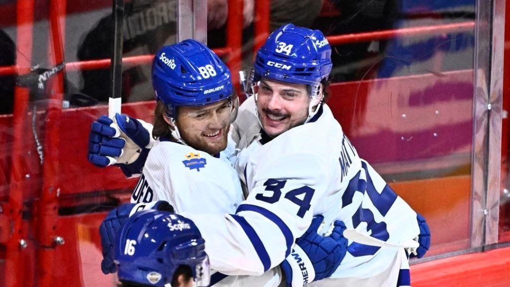 Toronto beats Minnesota 4-3 in Stockholm to extend winning streak 12