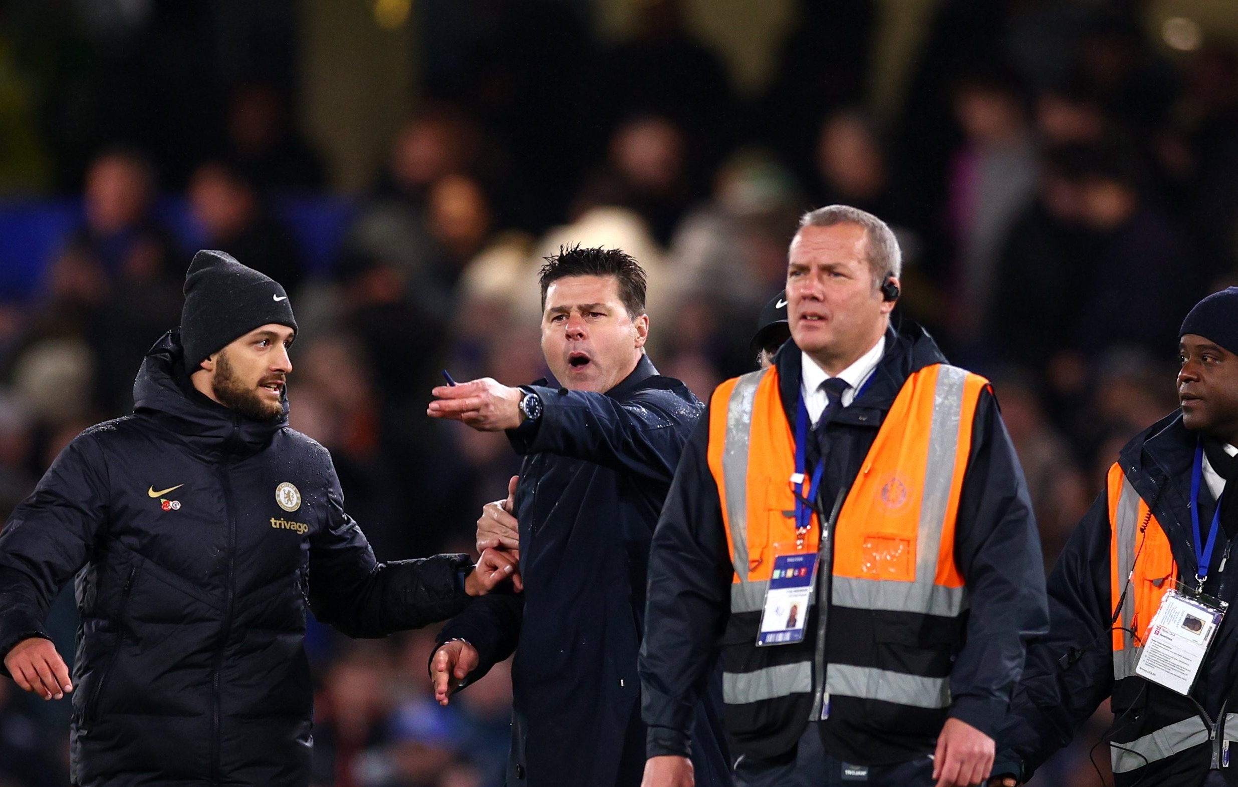 Pochettino apologises to match officials for erratic behaviour