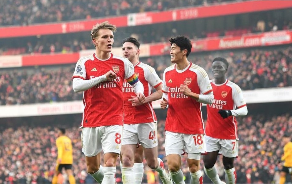 Odegaard admits Arsenal need to do better after shaky win over Wolves 14