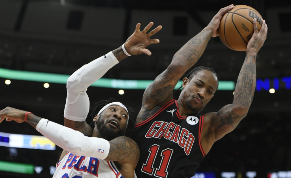 Bulls take advantage of Embiid absence to beat 76-ers 105-29 3