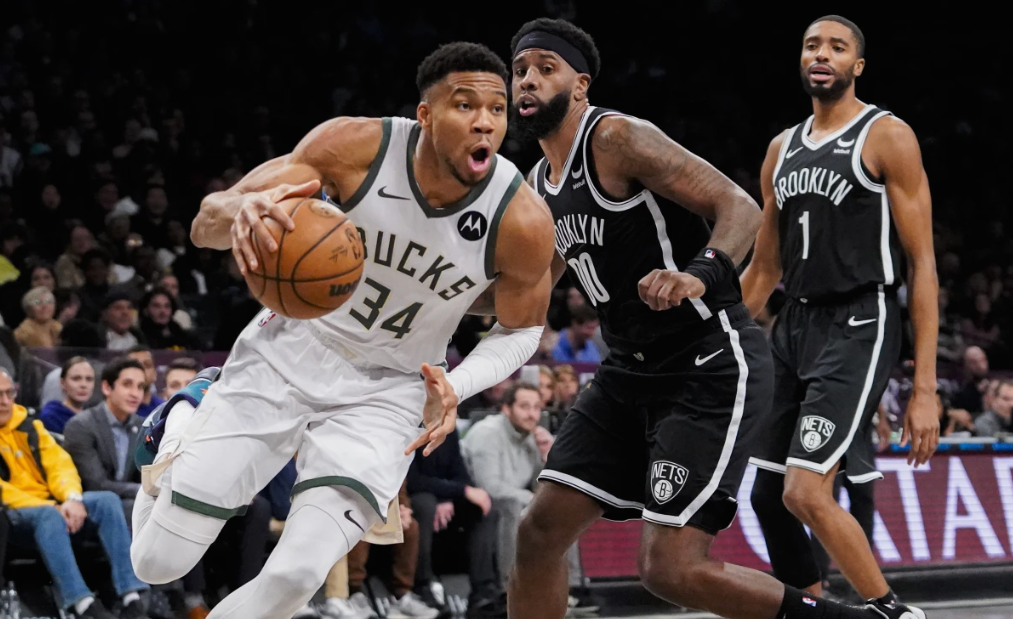 Surprised Bucks beat rotating Nets 144-122 with Giannis’ 32 points