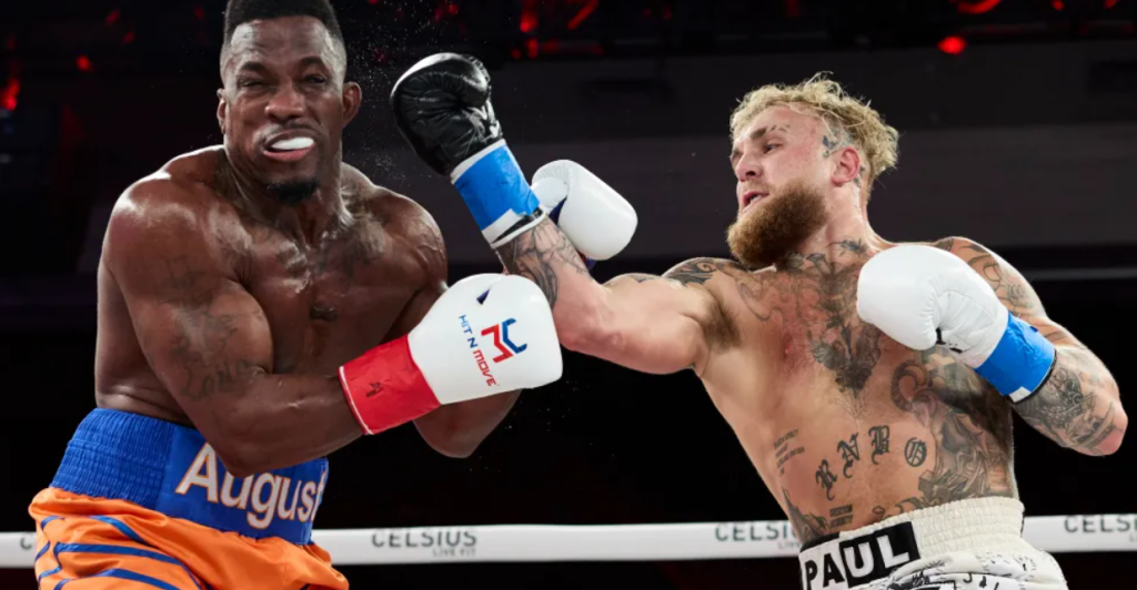 Jake Paul knocks out Andre August in just 2.32 minutes 10
