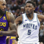 Timberwolves beat Lakers 108-106 on LeBron’s 39th birthday