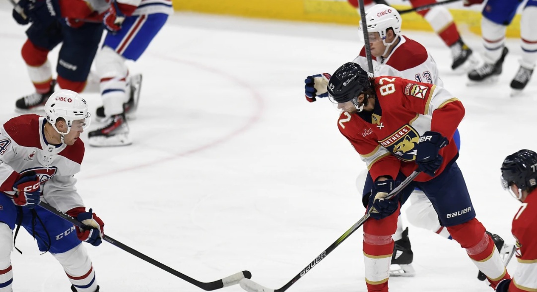 Luostarinen scores twice, Panthers tops Canadiens 4-1