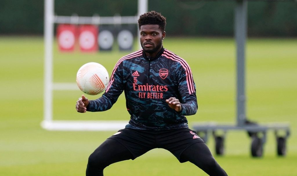 Thomas Partey is still absent from training, says Arteta