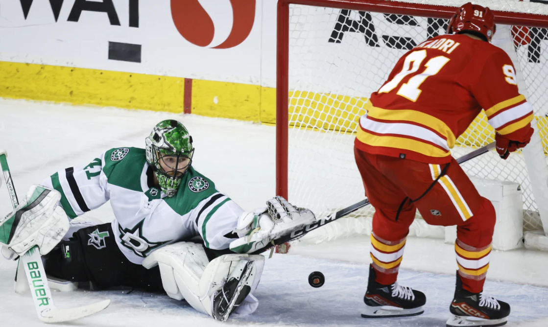 Nazem Kadri’s OT goal lift Flames past Stars 4-3