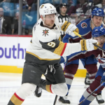 Nichushkin scores two for Avs’ 3-0 win over Knights