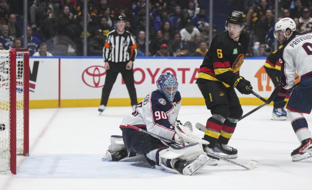 Canucks come back in style to beat Blue Jackets 5-4 in OT 13