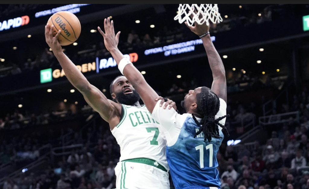 Boston goes 18-0 at home after 127-120 Timberwolves win
