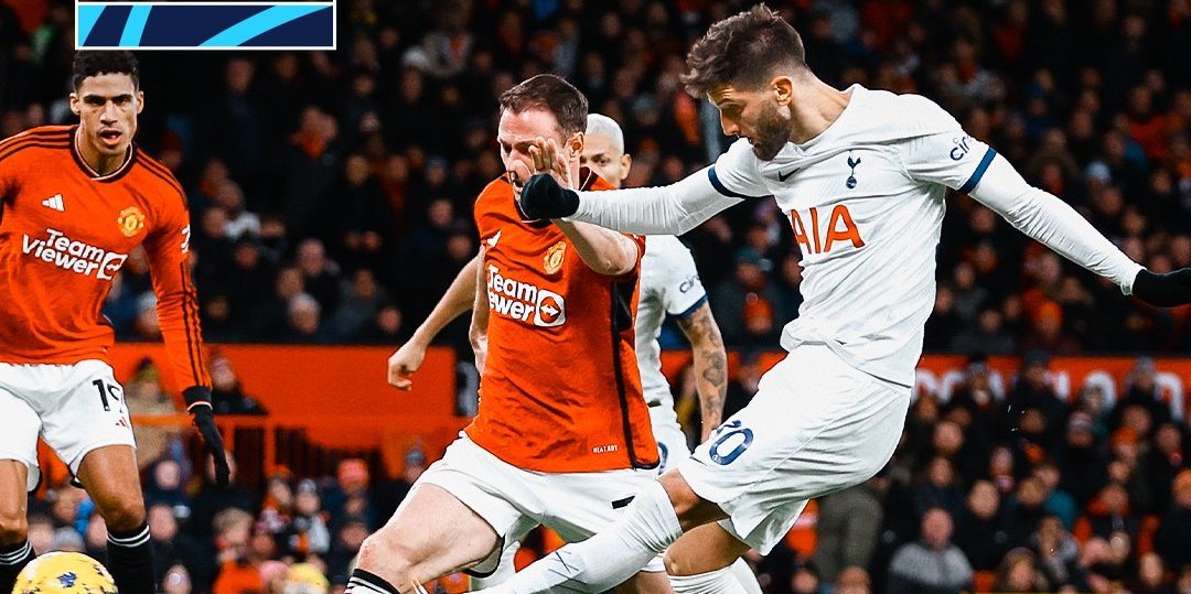 Tottenham comes from behind twice to steal a point from Man United