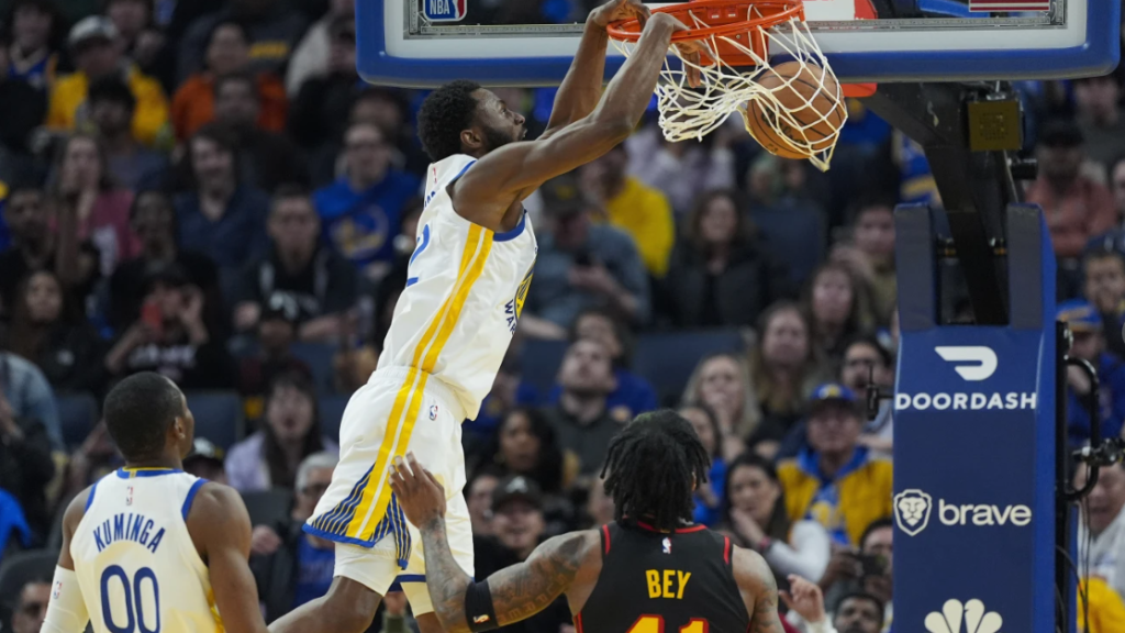 Warriors return to game action, beating Hawks 134-112