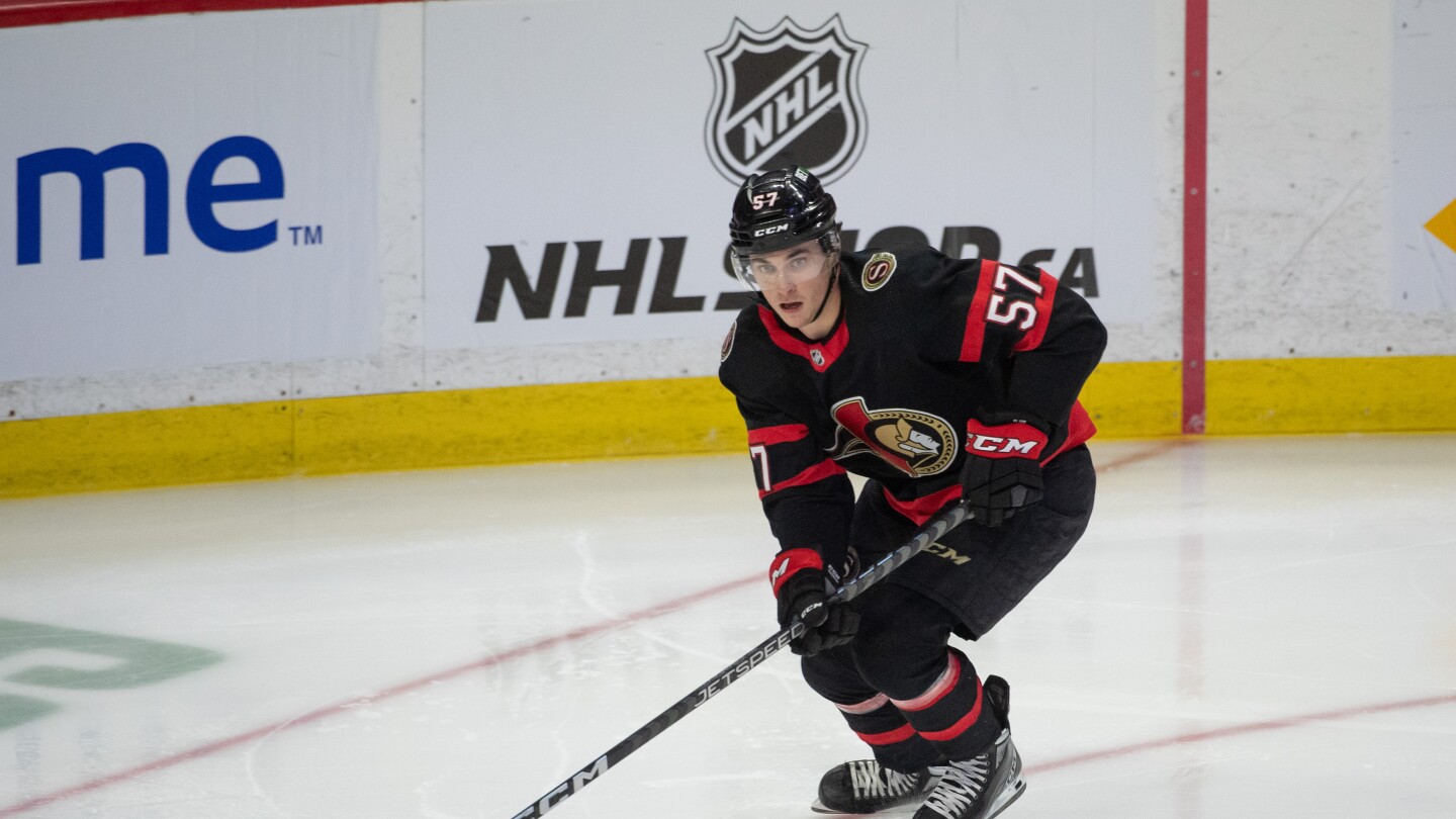 Senators sign Shane Pinto after gambling ban