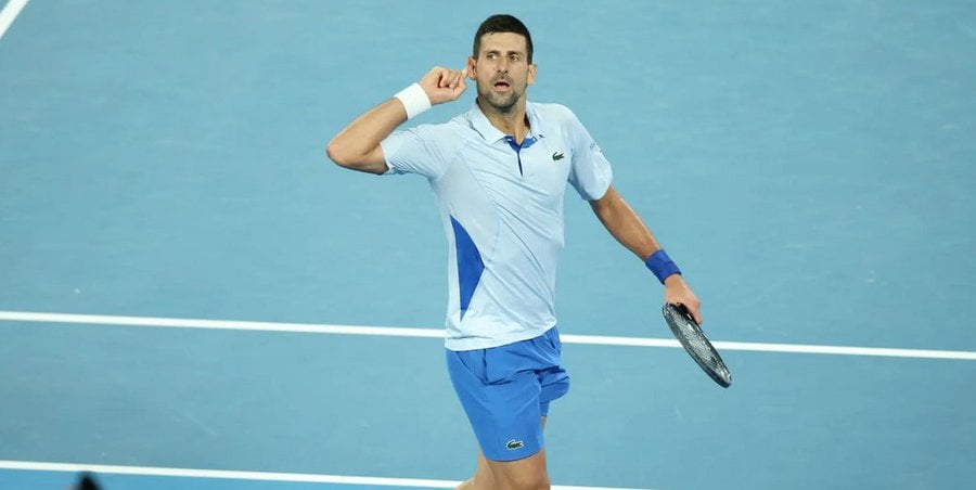 Djokovic trashes Mannarino 3-0 to reach Australian Open 1/4 finals 7