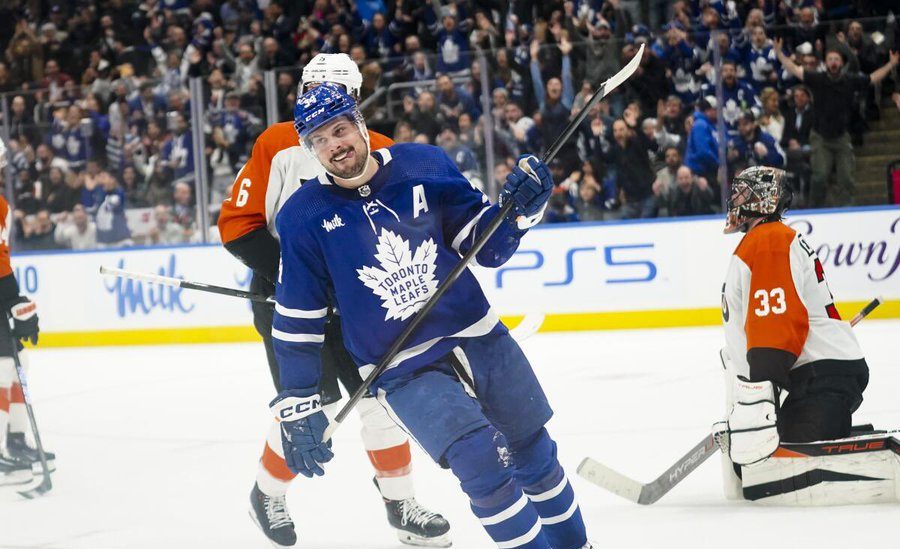 Matthews notches NHL-leading 49th goal in Maple Leafs’ 4-2 win 6