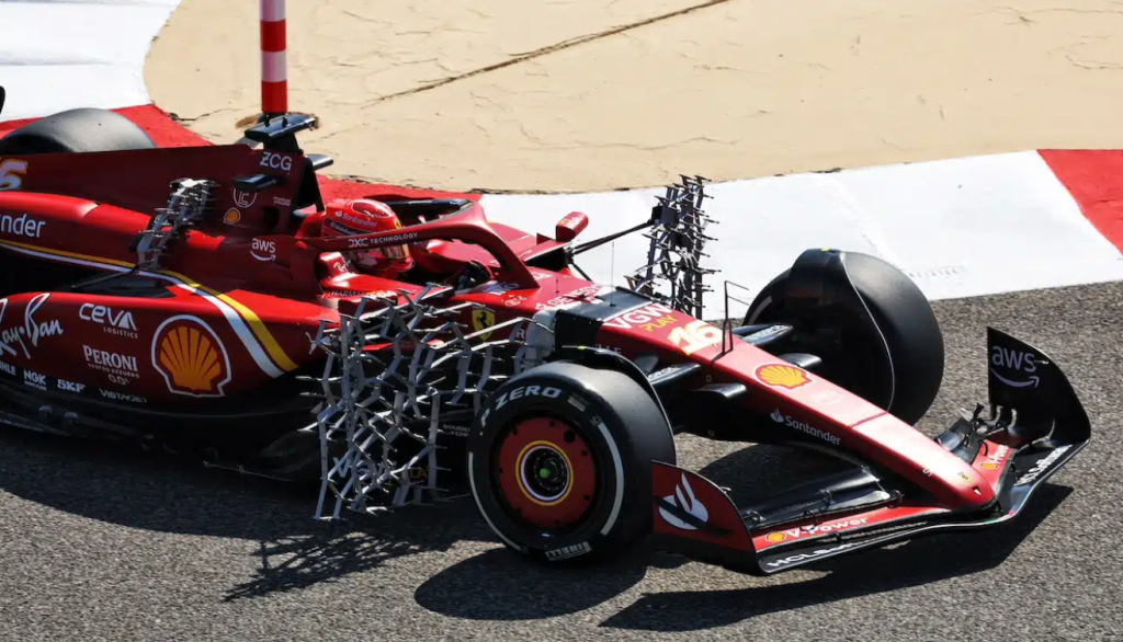 Loose drain hits Ferrari again, Bahrain tests halted