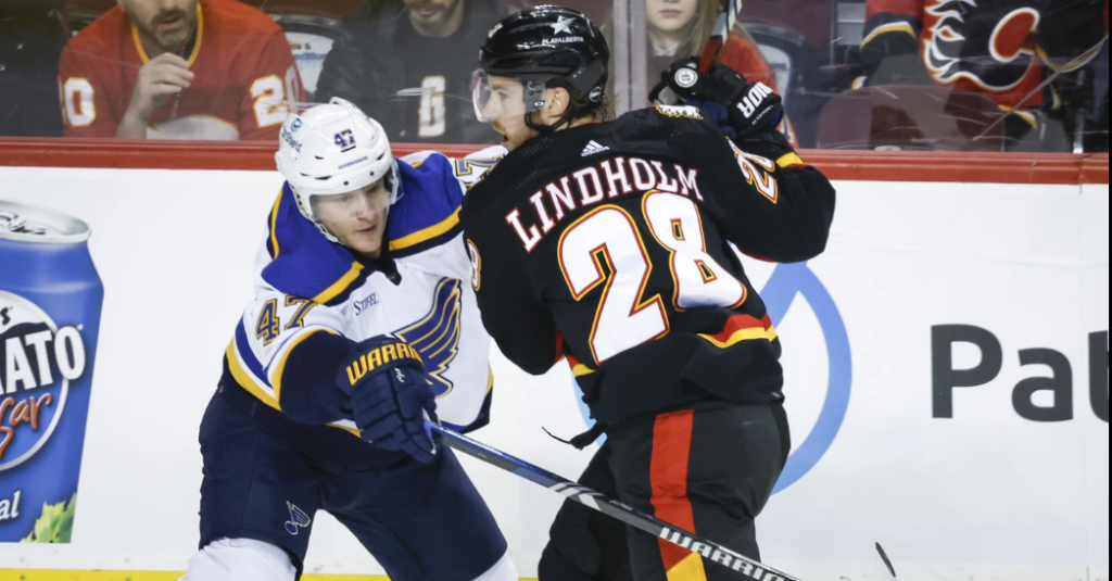 All-Star Elias Lindholm found out he is going to Vancouver mid-flight