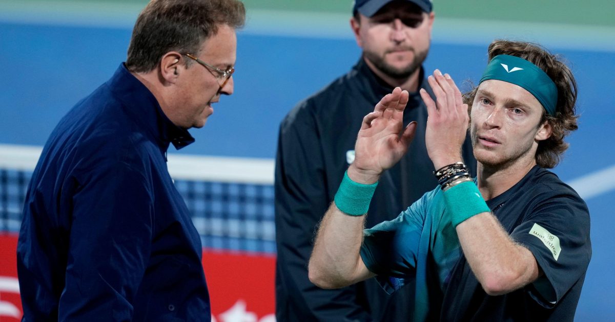 Rublev will keep Dubai points, despite default in semis