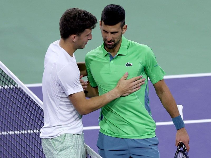 Italian youngster shocks Djokovic and kicks him out of Indian Wells