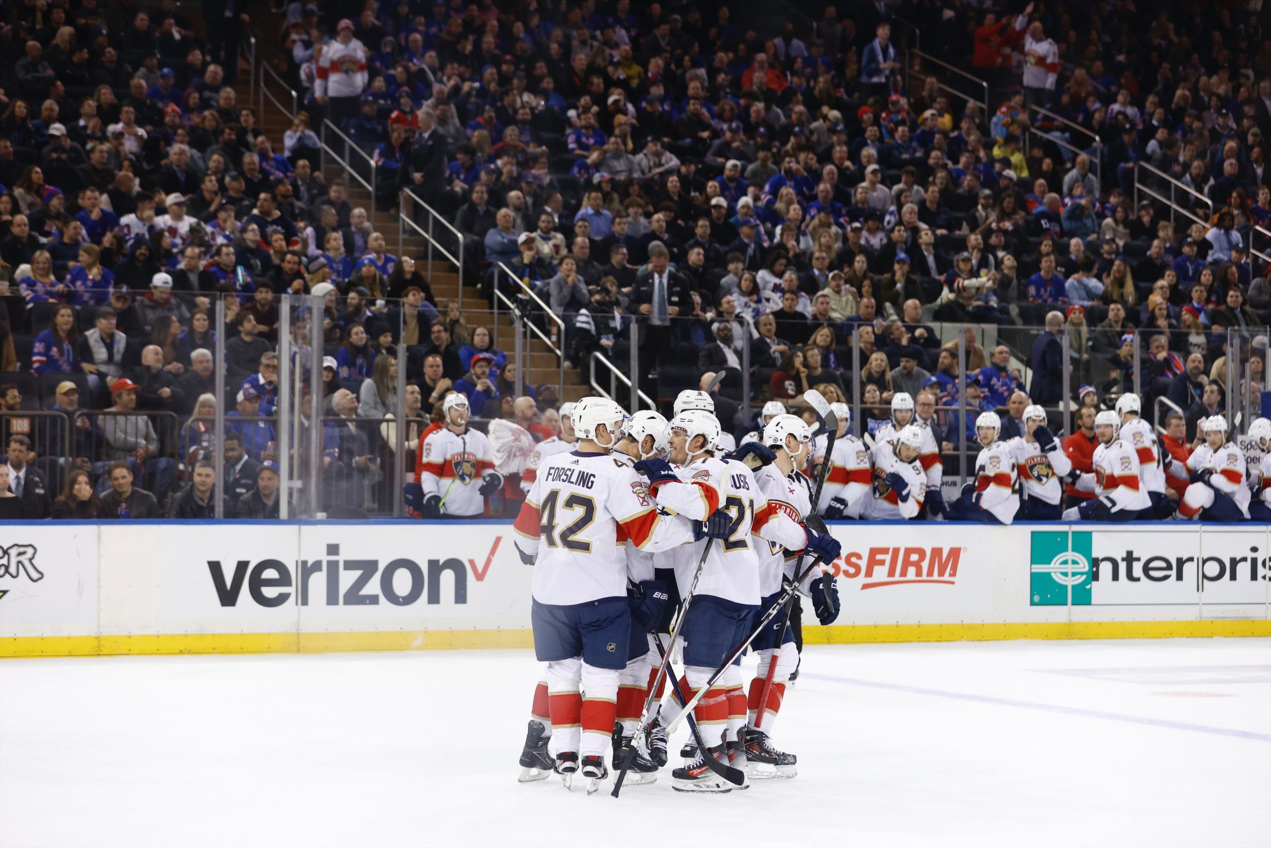 Panthers defeat Devils 5-3 in Green’s debut as interim coach