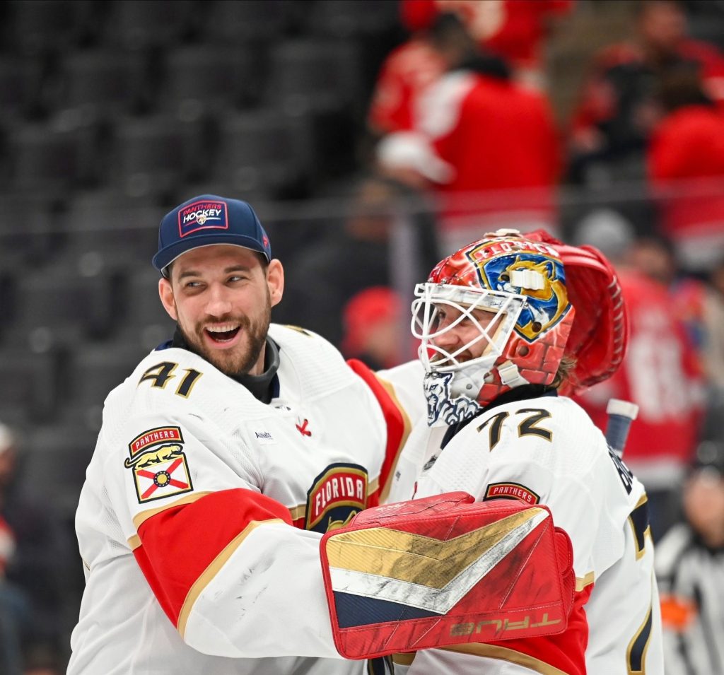 Bobrovsky records shutout as Panthers beat Red Wings 4-0