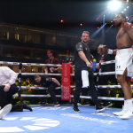 Joshua put out the lights for Ngannou with 2nd round knock out
