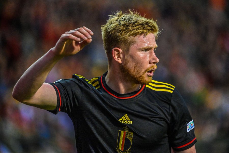 De Bruyne has been left out of Belgium's squad through injury 7