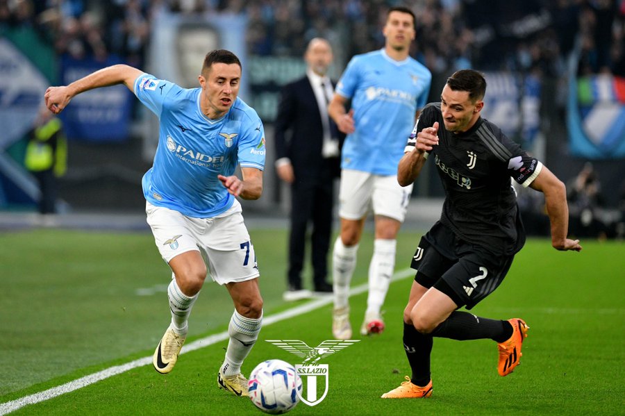 Marusic goal in extra time lead Lazio to a 1-0 win vs. Juventus