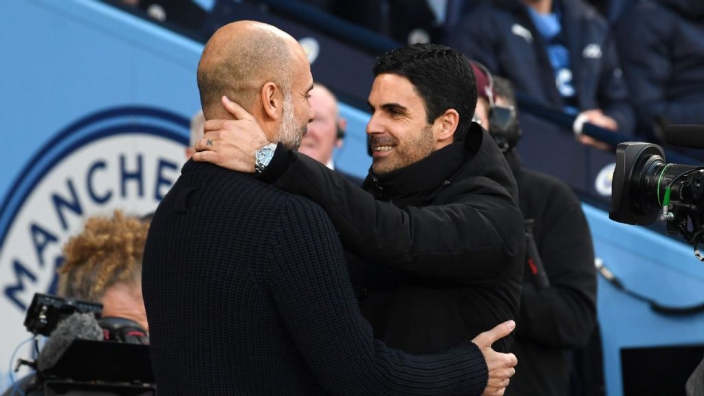 Arteta praises Man City ahead of their clash on Sunday