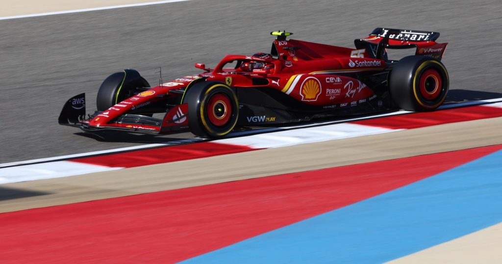 Carlos Sainz fastest in Bahrain ahead of the first qualification