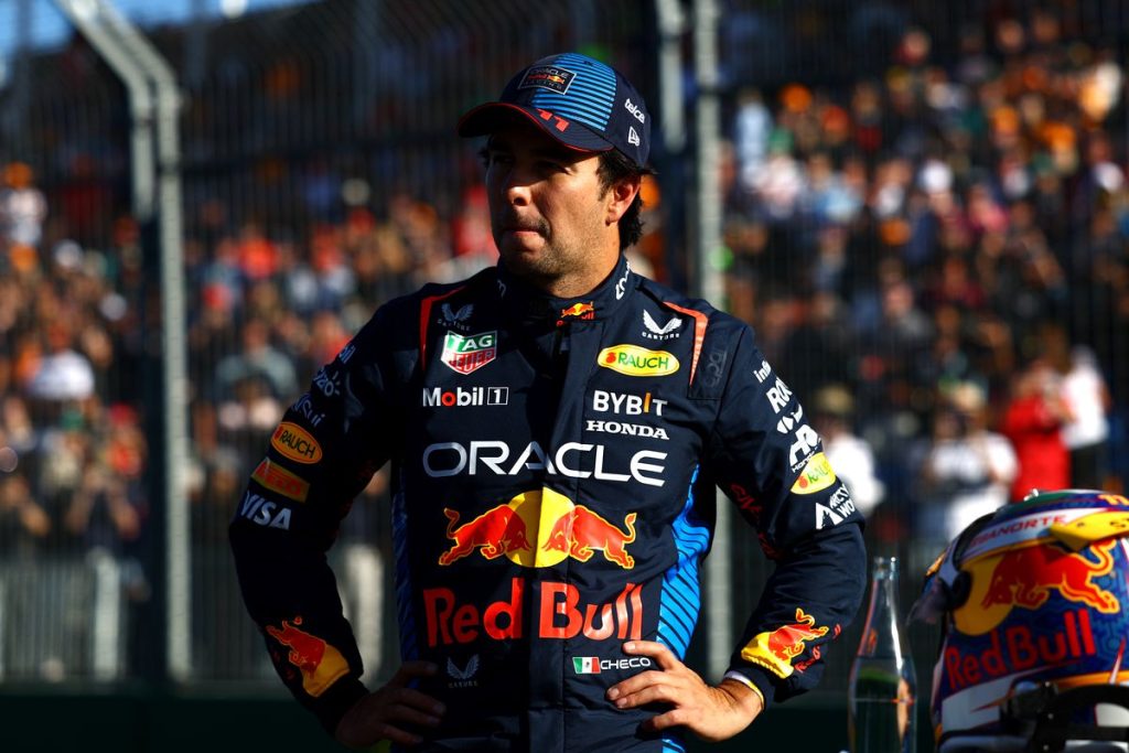 Tear-off compromised Sergio Perez in Australian Grand Prix 9