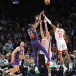 Booker nets 35 as Suns shoot down Rockets 110-105