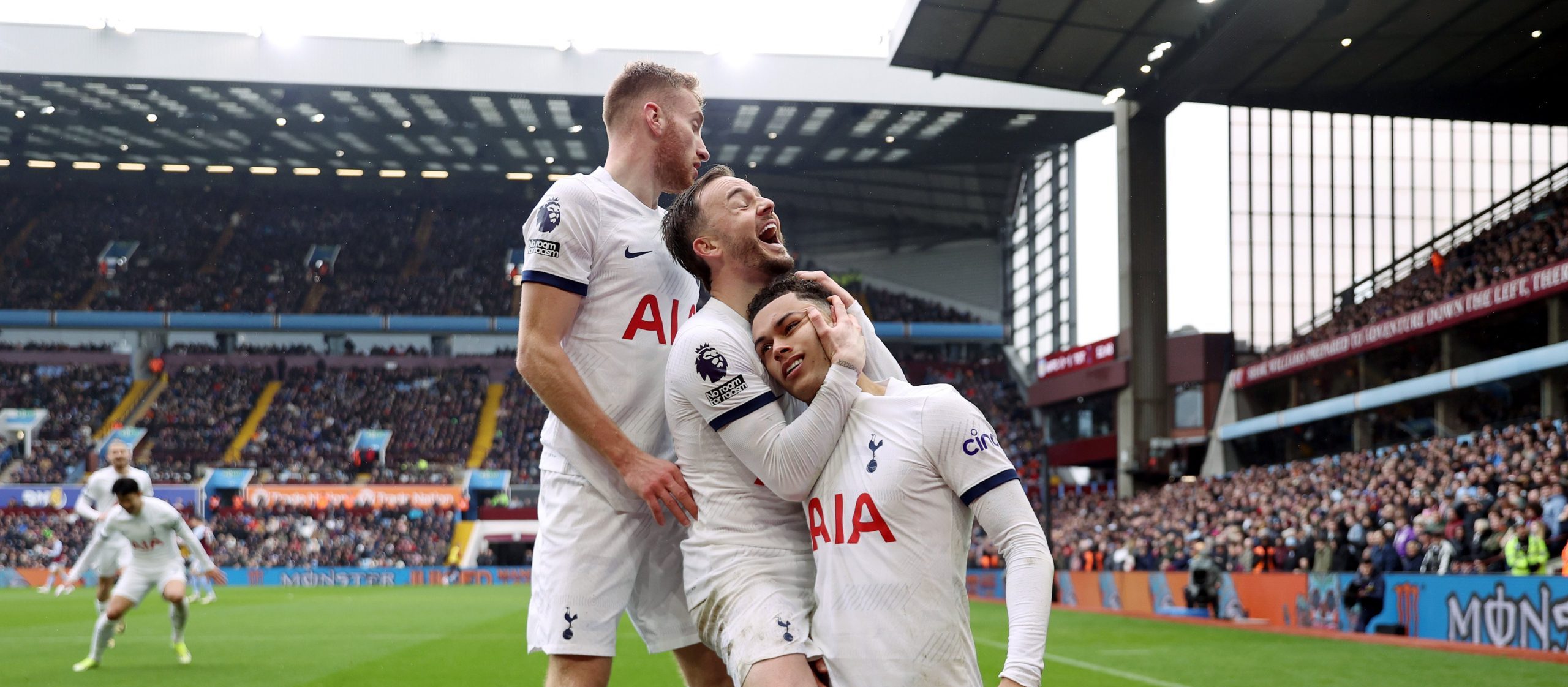 Tottenham beat Aston Villa 4-0 to move 2 points within top 4