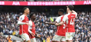 Arsenal survive to beat Spurs 3-2 in North London derby 7