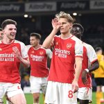 Arsenal beat Wolves 2-0 at Molineux  to top Premier League