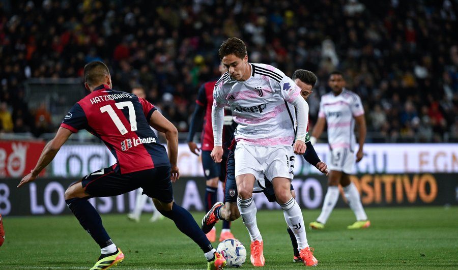 Cagliari and Juventus draw 2-2 at Unipol Domus 1