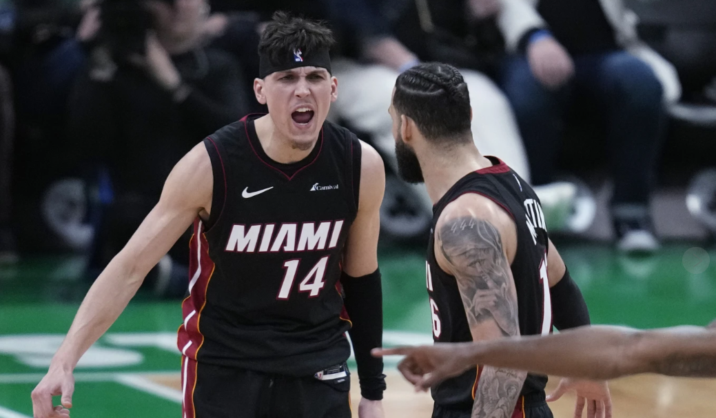 Heat's record-breaking 23 3-pointers tie the series with Boston 22