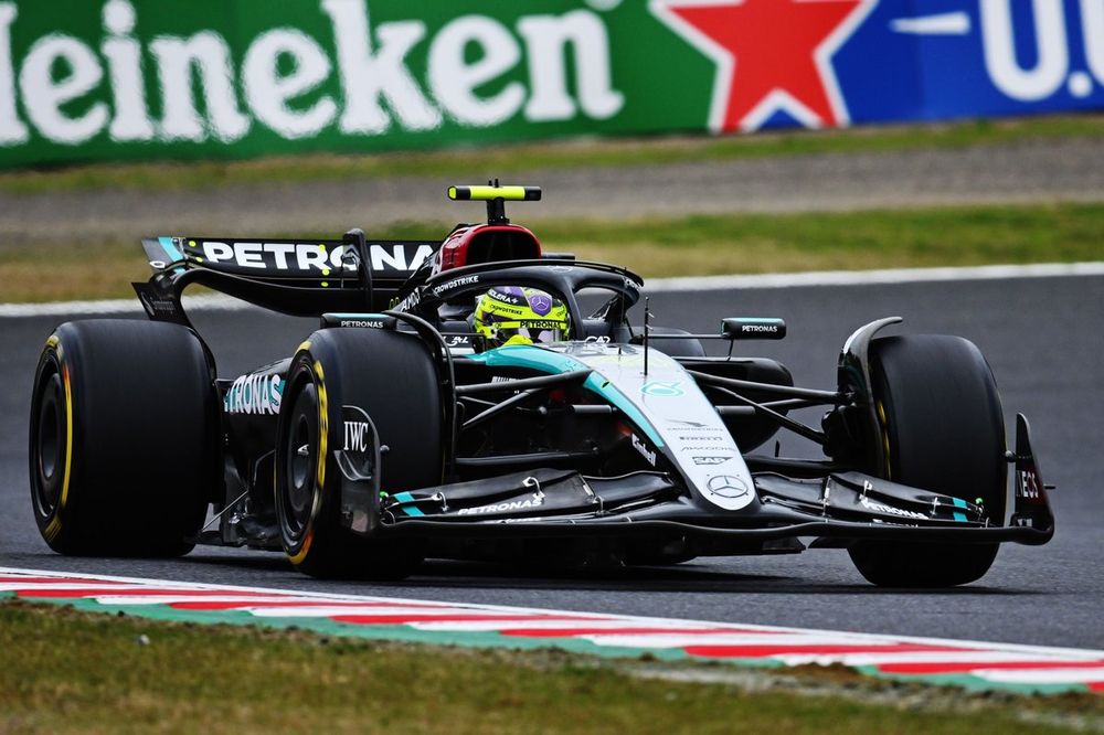 Hamilton praises Mercedes performance at Japanese Grand Prix practice