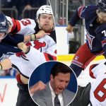 Rangers-Devils starts with brawl involving all 10 players
