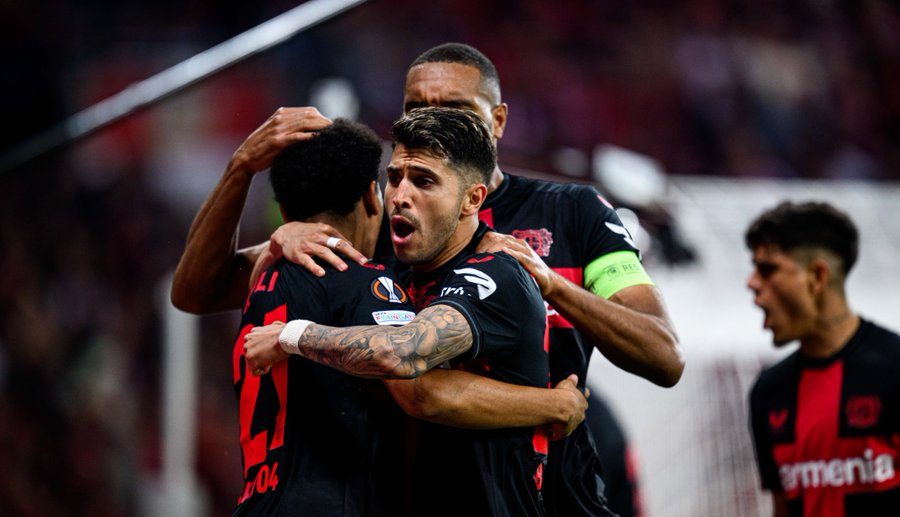 Leverkusen return from 2-goal behind to draw Roma and reach UEL final
