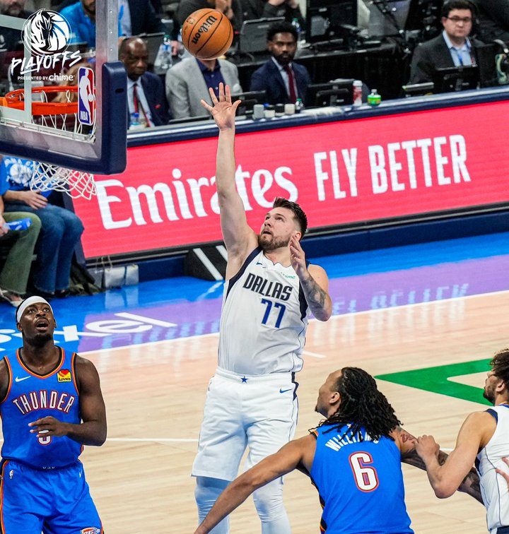 Doncic notches 29 as Mavs beat OKC 119-110 to tie series 4