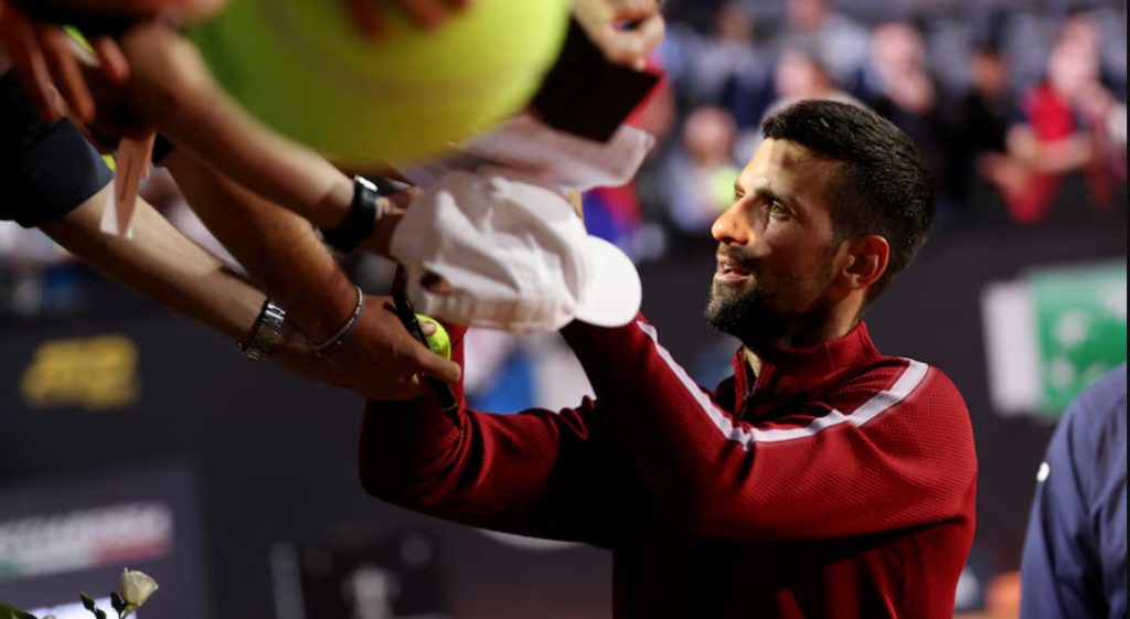 Djokovic shares he is fine and rests after bottle incident in Rome 4