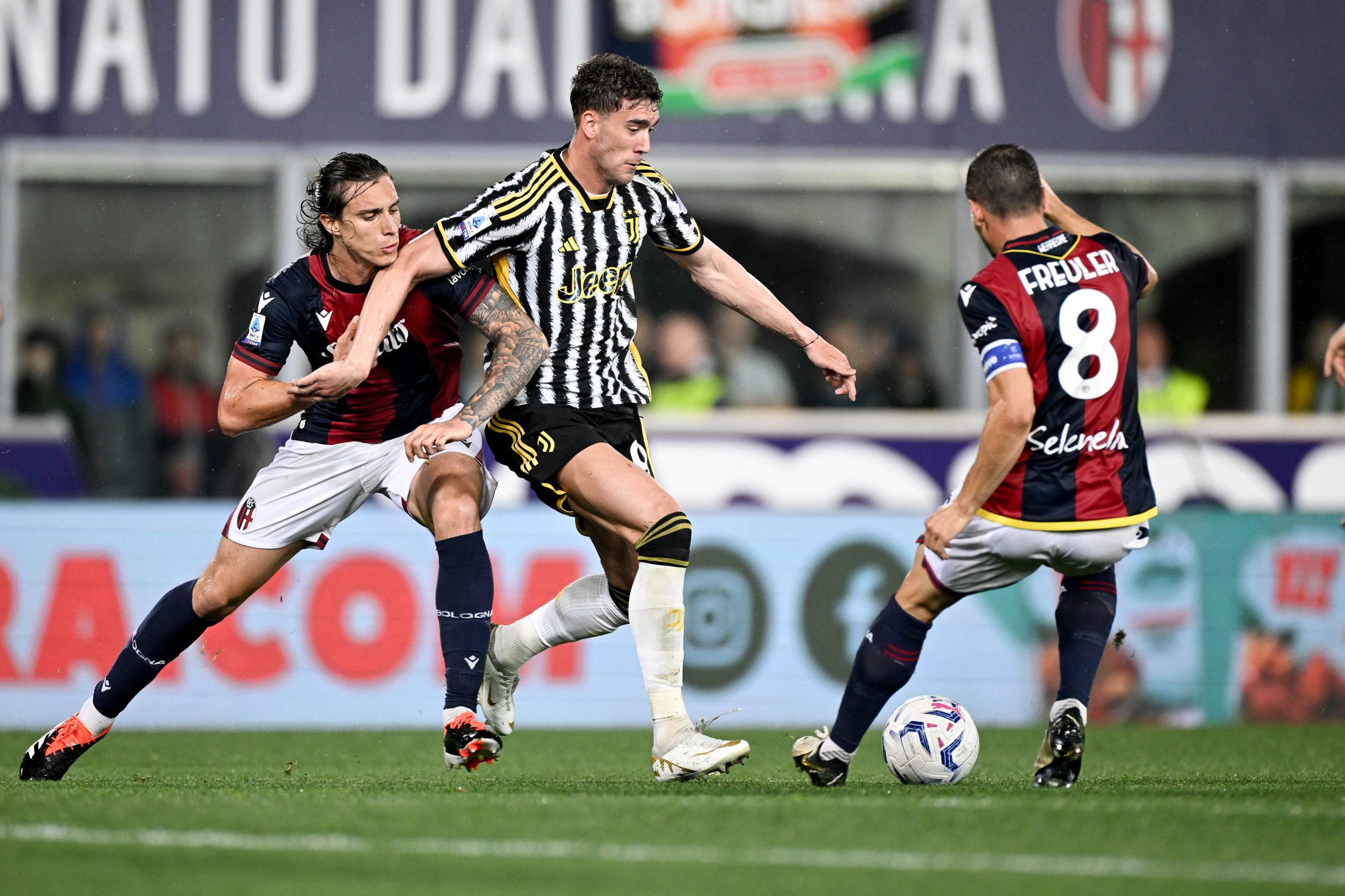 Juventus fights back from three goals down to draw Bologna