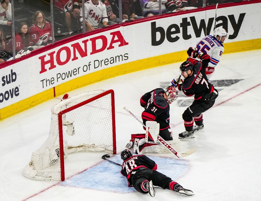 Rangers eliminate Hurricanes after 5-3 win in Game 6 5