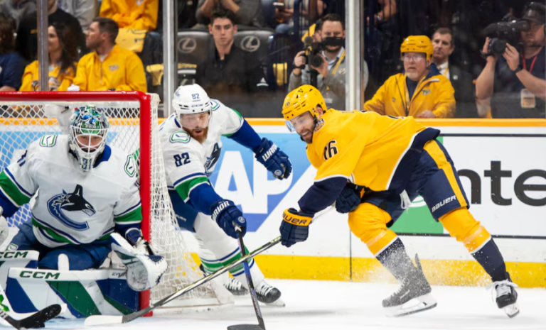 Canucks advance to semifinals with 1-0 victory over Predators 29