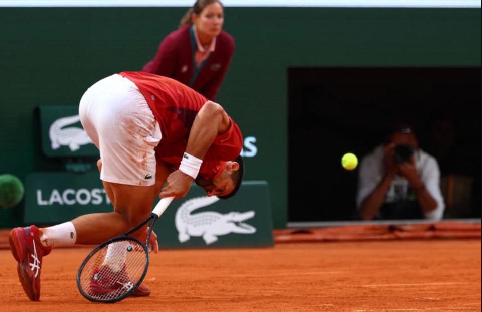 Novak Djokovic retires from French Open with serious knee injury