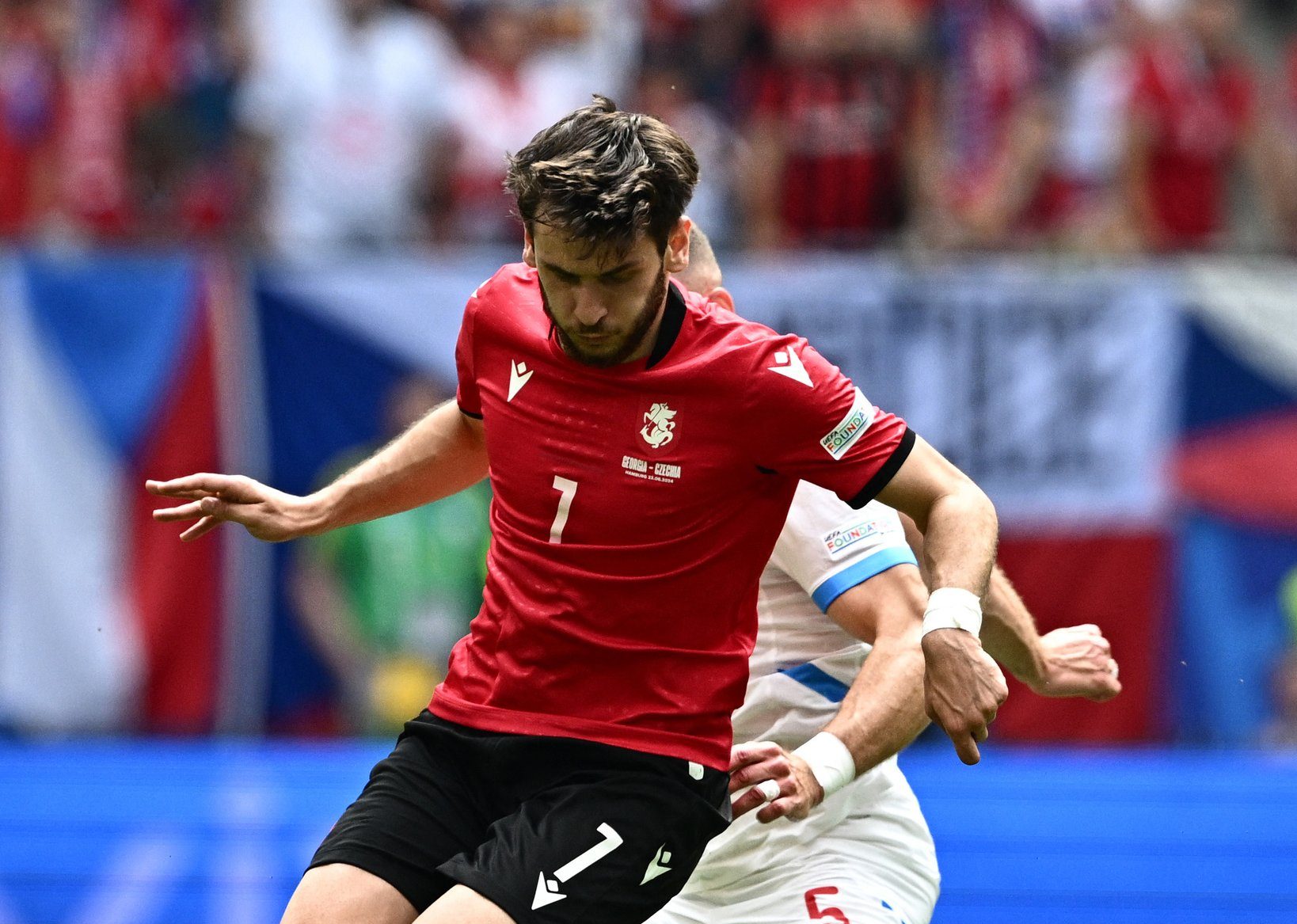 Georgia and Czech Republic draw 1-1 in Hamburg