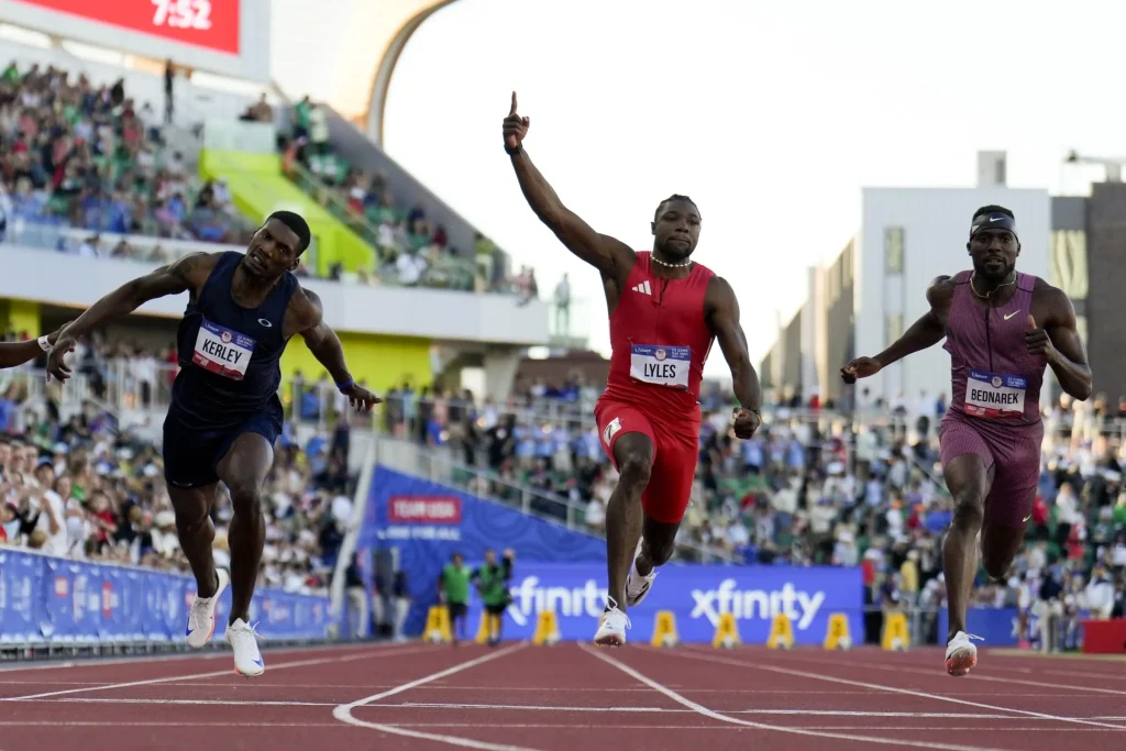 Noah Lyles books Paris Olympics place with 9.83 seconds