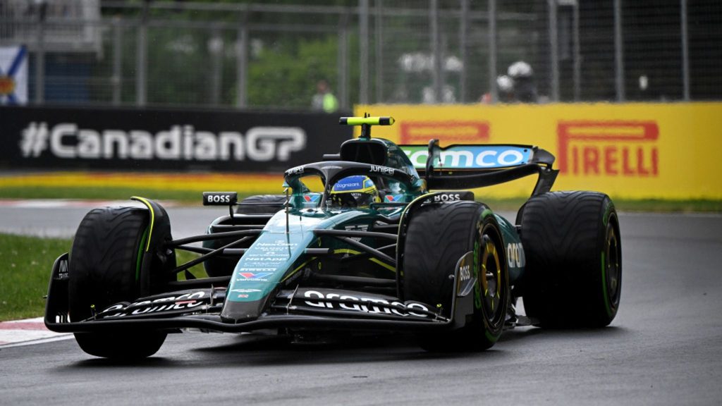 Alonso and Norris set fastest times in wet practice in Montreal