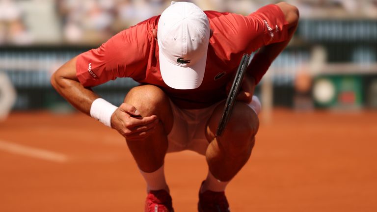 Djokovic shares injury scare after dramatic French Open win
